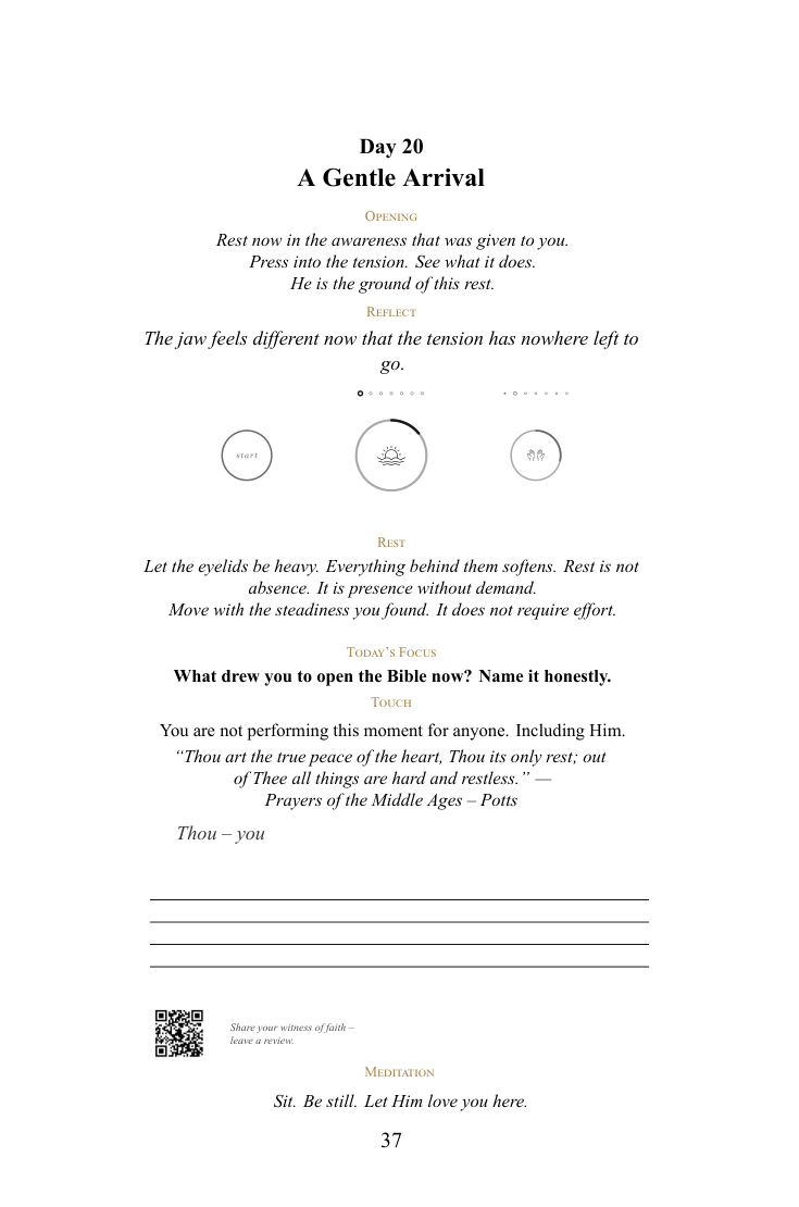Sample page from Teen Girl Devotional Book — Before the Feed Starts Writing Your Whole Story