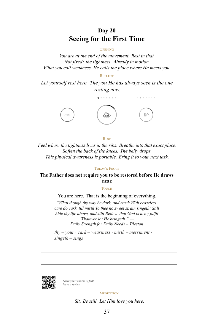 Sample page from Bible Study Planner for Women — When the Habits Hold but the Heart Has Gone Quiet