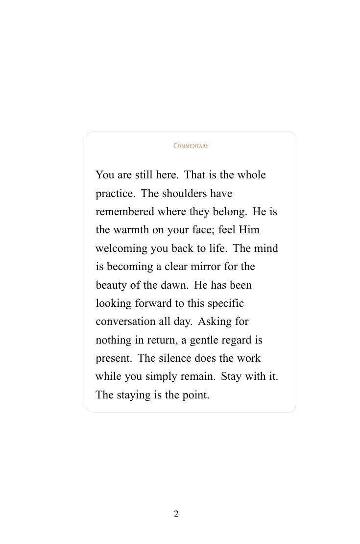 Sample page from New Christian Devotional — When Sunday School Faith Has to Hold on a Monday