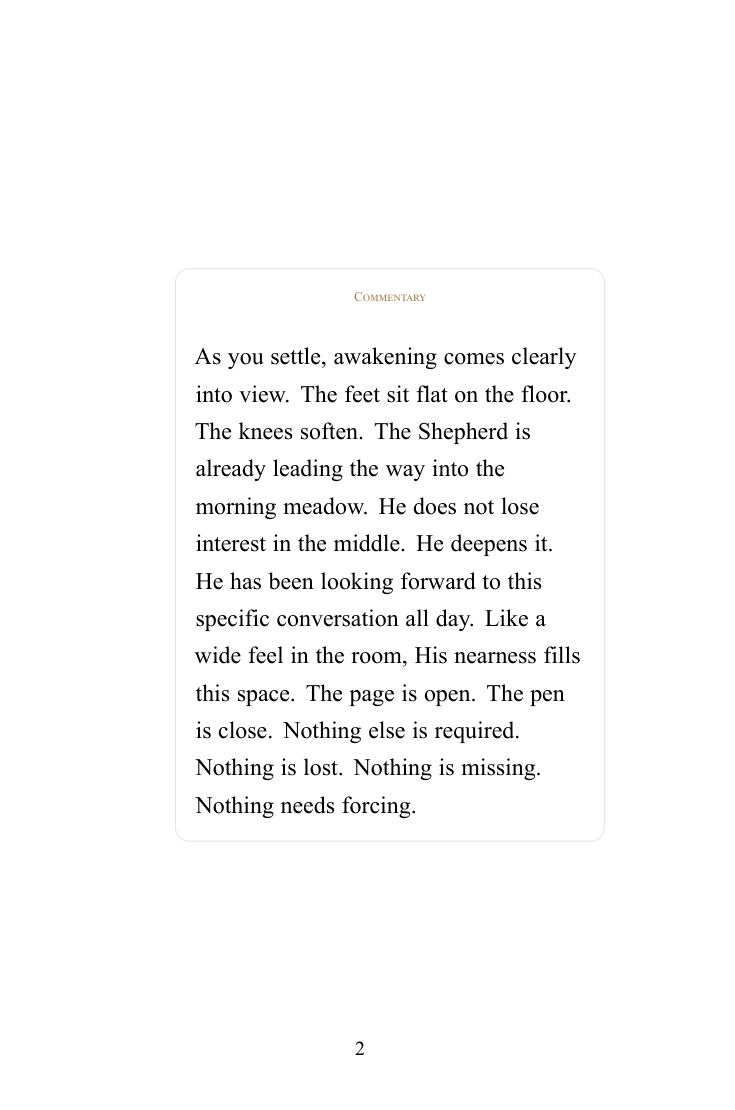 Sample page from Daily Prayer Journal for Women — When the Waiting Room Becomes Your Living Room