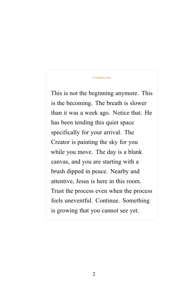Sample page from Christian Healing Journal — When a Hard Season Changes Everything but God