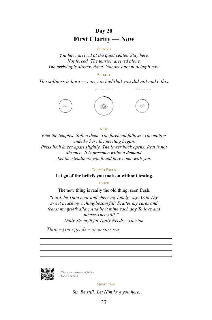 Sample page from Mission Trip Devotional — When the Team Van Crosses Borders but Your Courage Doesn't