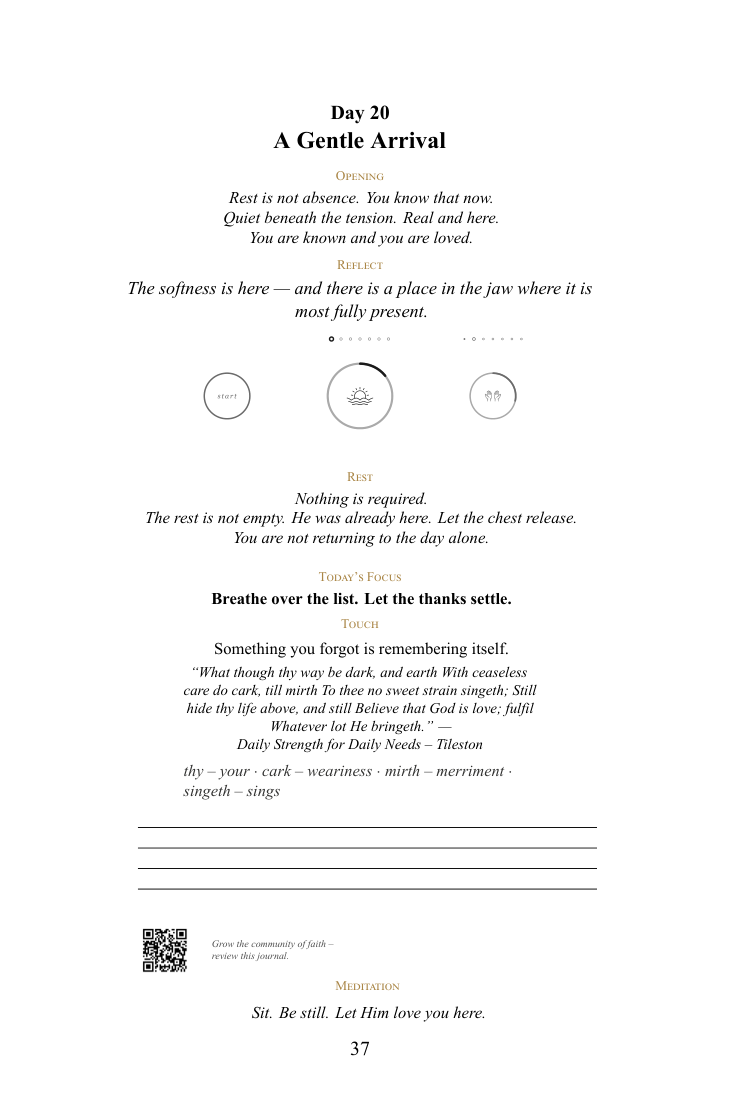 Sample page from Devotional for Women in Their 40s — For the Woman Everyone Thinks Has It Together