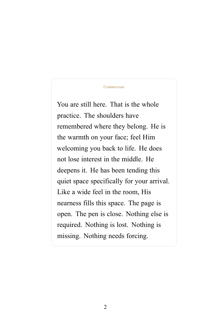 Sample page from Devotional for Athletes — When Competing All Day and Surrendering All Night